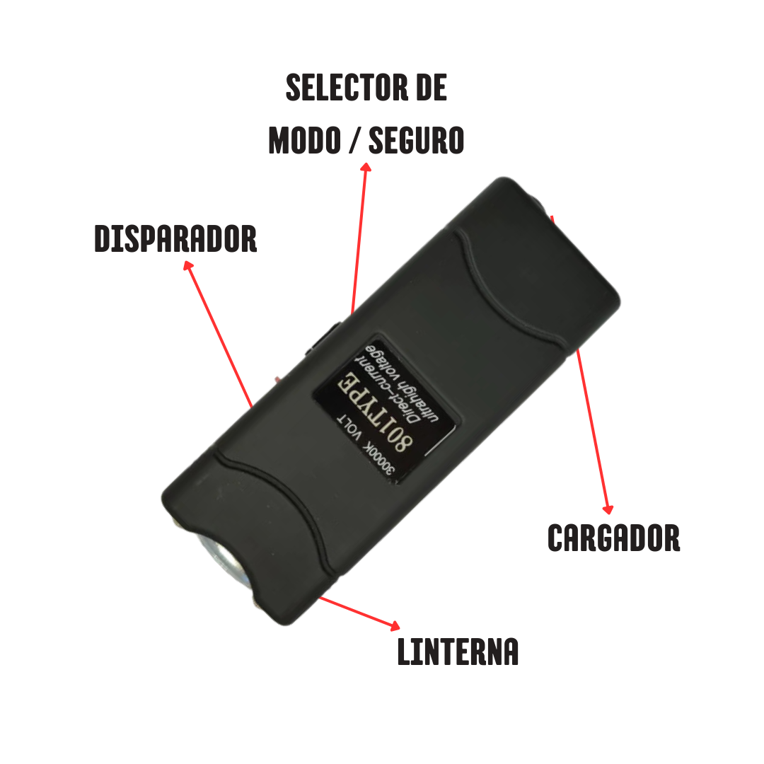 Taser clasico Negro (Stun-gun)